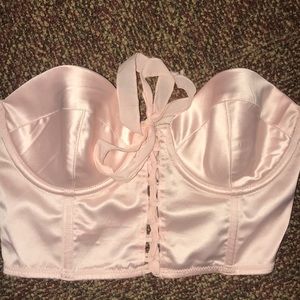 Pink bandeau/corset